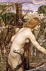 John William Waterhouse The Flower Picker