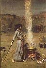 John William Waterhouse The Magic Circle
