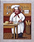 Zaccheo Prints - Chef 3 by John Zaccheo