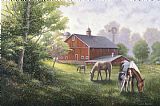 Zaccheo Prints - Horse Barn by John Zaccheo
