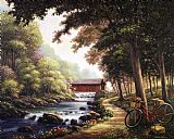 Zaccheo Prints - The Covered Bridge by John Zaccheo