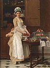 Cherry Prints - The Cherry Girl by Joseph Caraud
