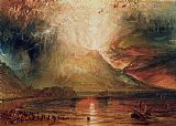 Joseph Mallord William Turner Mount Vesuvius in Eruption painting