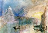 Joseph Mallord William Turner Venice Grand Canal with Santa Maria della Salute