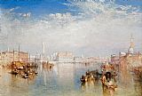 Joseph Mallord William Turner View of Venice The Ducal Palace Dogana and Part of San Giorgio painting
