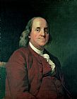 Benjamin Prints - Benjamin Franklin by Joseph Wright of Derby