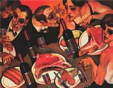 Juarez Machado Barbecue in Paris painting