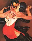 Juarez Machado Femme Au Robe Rouge painting