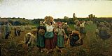 Calling in the Gleaners by Jules Breton