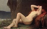 Nudity Prints - Mary Magdalene in the Cave by Jules Joseph Lefebvre