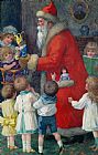 Karl Roger Father Christmas with Children