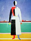 Kazimir Severinovich Malevich Woman with a Rake