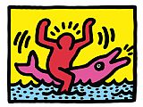 Keith Haring Pop Shop Dolphin Rider