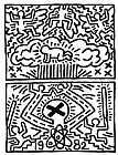 Keith Haring Poster for Nuclear Disarmament