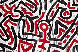 Keith Haring Red
