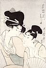 Kitagawa Utamaro The Pleasure Of Conversation