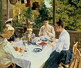Konstantin Alekseevich Korovin At the Tea-Table