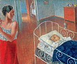 Kuzma Sergeevich Petrov-Vodkin Sleeping Child