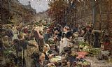 Leon Augustin Lhermitte Les Halles