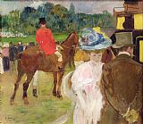 Leon Georges Carre At The Races At Auteuil