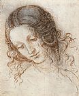 Leonardo da Vinci Head Of Leda