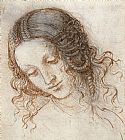 Leonardo da Vinci Leonardo Head Of Woman Drawing
