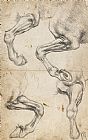 Leonardo da Vinci Study For Horse Legs