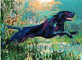 Leroy Neiman Black Labrador