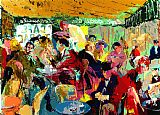Cafe Prints - Cafe Rive Gauche by Leroy Neiman