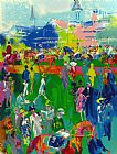 Leroy Neiman Derby Day Paddock