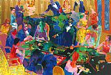 Leroy Neiman Desert Inn Baccarat