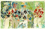 Jockeys Prints - Four Jockeys by Leroy Neiman