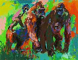 Leroy Neiman Gorilla Family