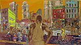 Cities Prints - Harlem Streets (cities in Schools) by Leroy Neiman