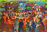 Leroy Neiman Harry's Wall Street Bar