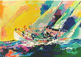 Leroy Neiman Hawaiian Sailing