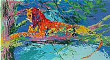Leroy Neiman Kenya Leopard