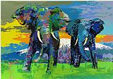 Leroy Neiman Kilimanjaro Bulls