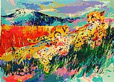Leroy Neiman Kilimanjaro Cheetahs