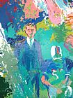 Leroy Neiman Mr Wilson in Neiman Painting