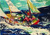 Leroy Neiman North Seas Sailing