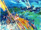 Leroy Neiman Ocean Sailing