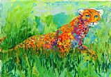Leroy Neiman Prowling Leopard