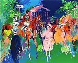 Leroy Neiman Queen at Ascot