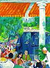 Leroy Neiman The Boathouse, Central Park