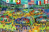 Leroy Neiman The Chicago Mercantile Exchange