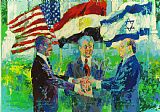 Leroy Neiman White House Signing of The Egyptian Israeli Peace Treaty