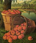 Levi Wells Prentice Bushels of Peaches Under a Tree