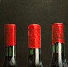 Wine Prints - Three Wines by Lincoln Seligman