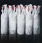 Wine Prints - White Wrapped Wine by Lincoln Seligman